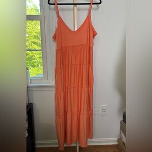 #34- Zenana- Spaghetti Straps Orange Color